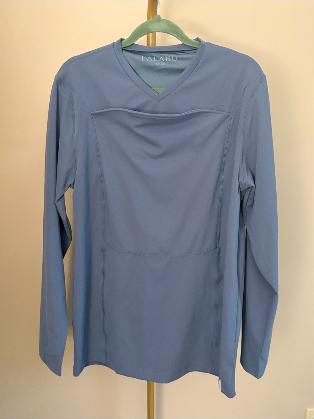 LALABU Dad Shirt Babywear Pouch Carrier Long Sleeve Size Large